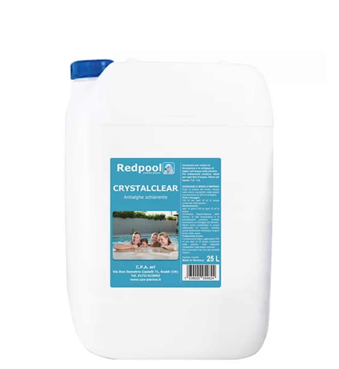 CRYSTALCLEAR ANTIALGHE SCHIARENTE PER PISCINA