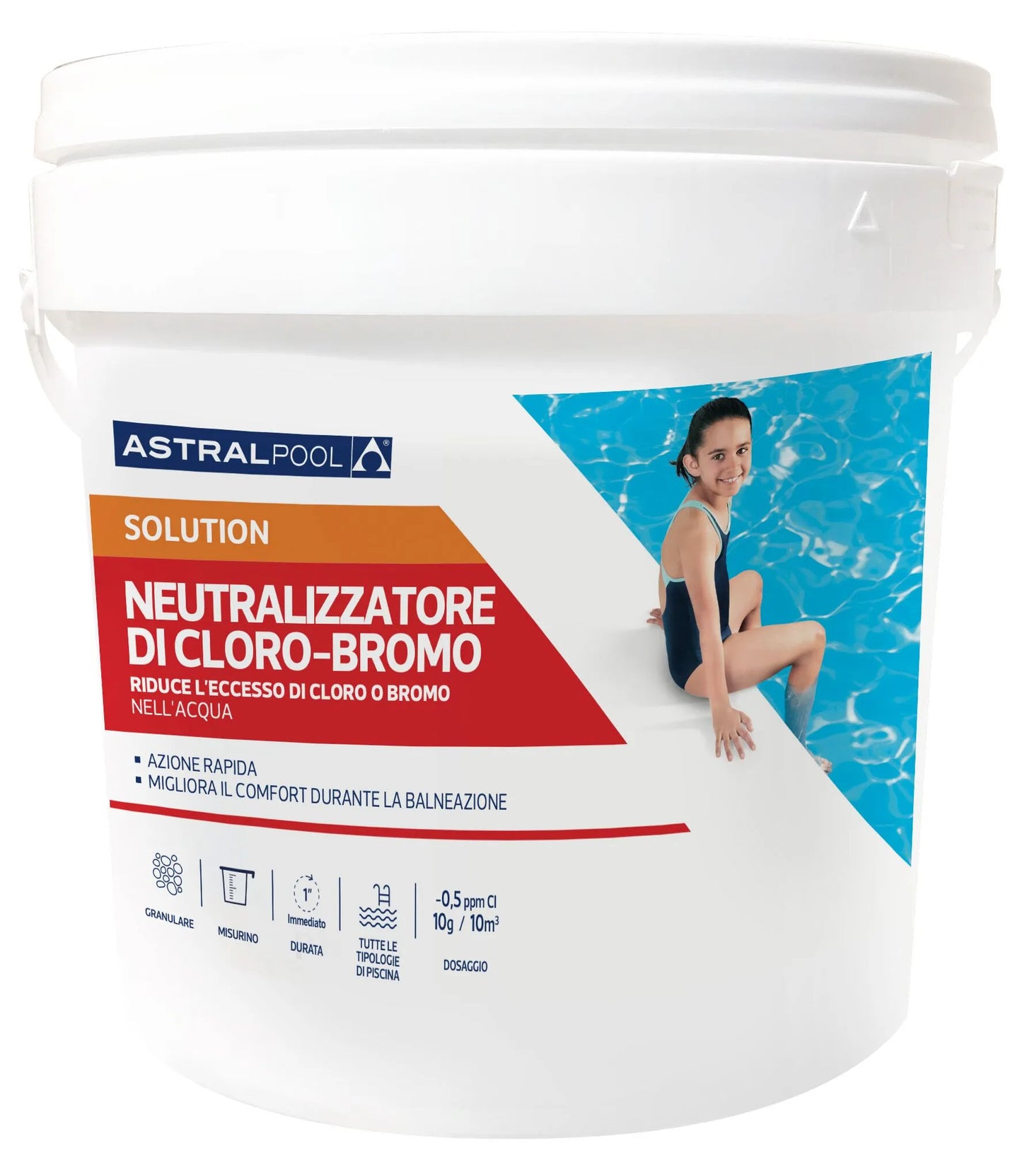 Neutralizzatore di cloro e bromo 6 kg