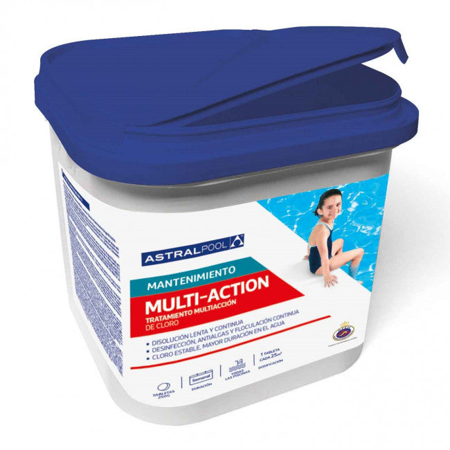 Pastiglie Multi-Azione Piscina Astral | Trattamento Completo