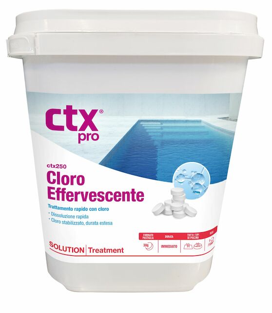 CTX-250 Cloro Effervescente pastiglie 30g