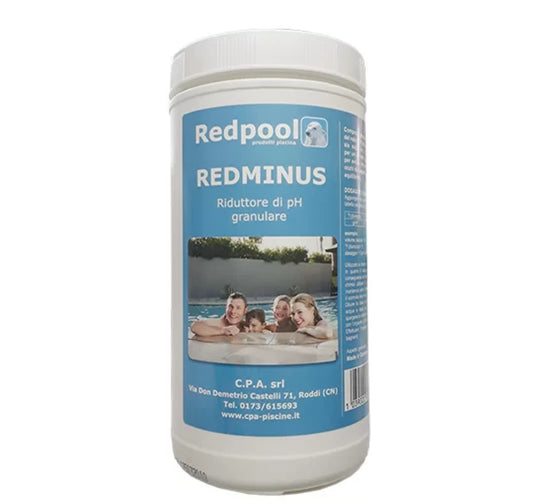 REDMINUS GRANULARE RIDUTTORE DI PH PER PISCINA
