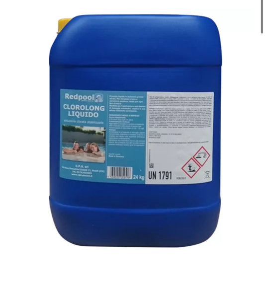 CLOROLONG CLORO LIQUIDO PER PISCINA ( PER POMPE DOSATRICI )