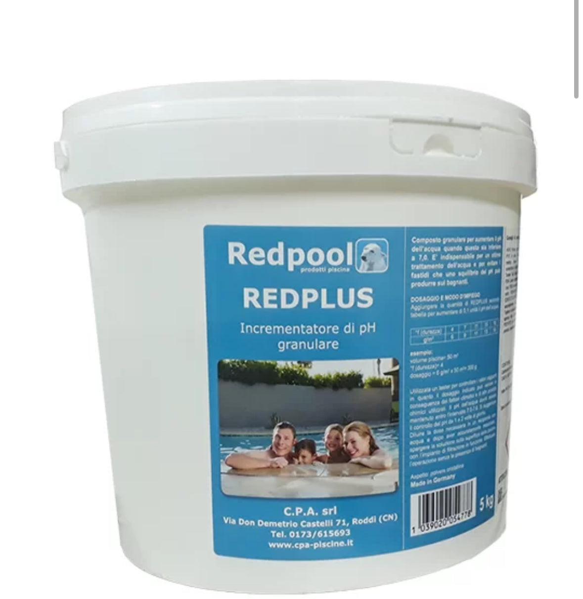 REDPLUS GRANULARE PER PISCINA INCREMENTATORE DI PH