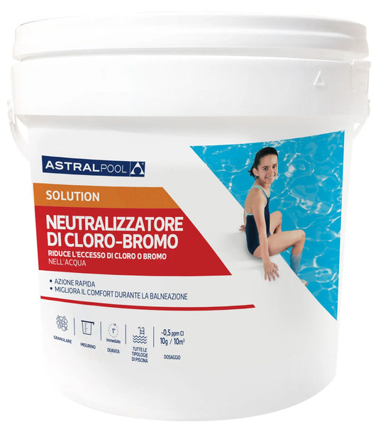 Neutralizzatore di cloro e bromo 6 kg