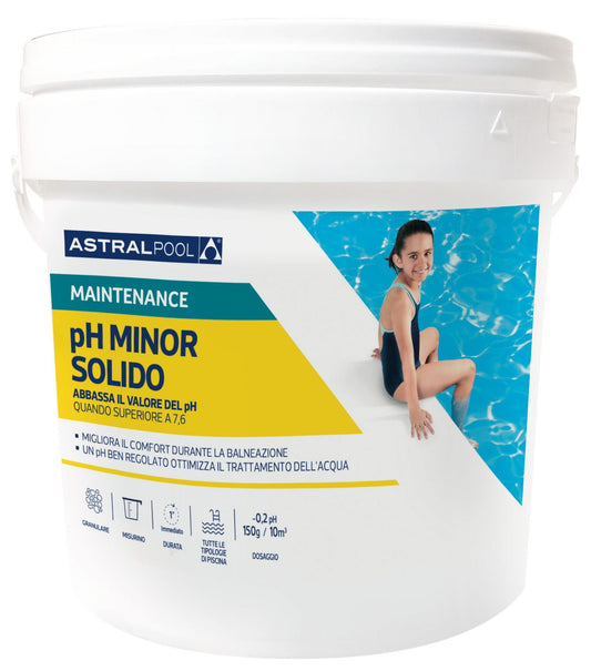 ASTRALPOOL pH Minor solido