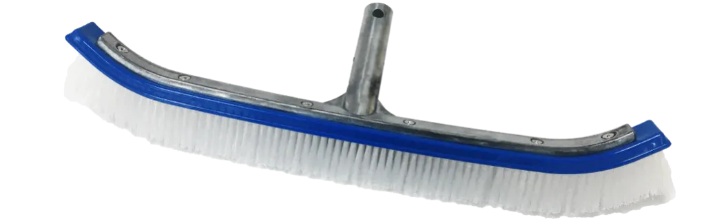Spazzola  per piscina con rinforzo in alluminio 45 cm