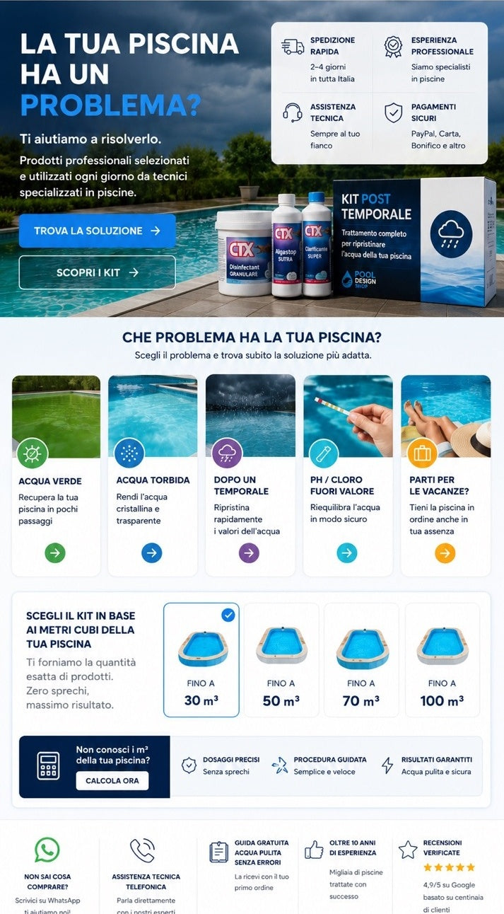 Pool Design Shop - problemi e soluzioni per la piscina